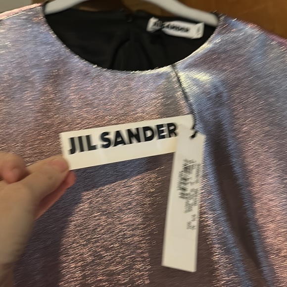 Jil Sander Archive Runway Barbie Pink Metallic Dress NWT - Picture 5 of 7